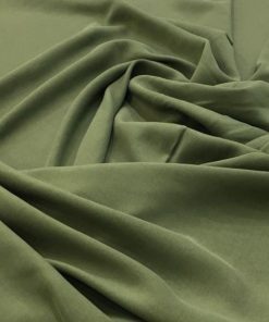 Yeşil Taşlanmış Koton Kumaş