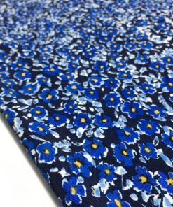 Çıtır Çiçekli Maroken Viskon Mavi S1