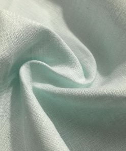 Buz Mavisi Ham Keten Kumaş S1