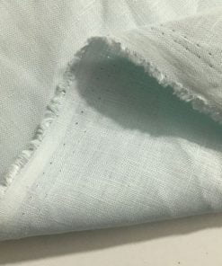 Buz Mavisi Ham Keten Kumaş S1