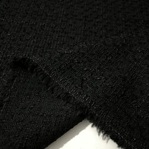 Zara Cotton Chanel Kumaş Siyah S1