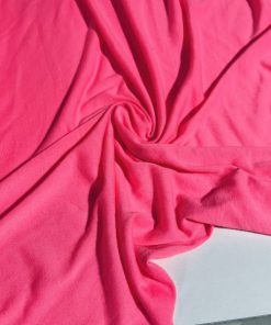 Neon Pembe Süprem Penye Kumaş S1