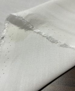 Dökümlü Naturel Keten Kumaş Beyaz S1