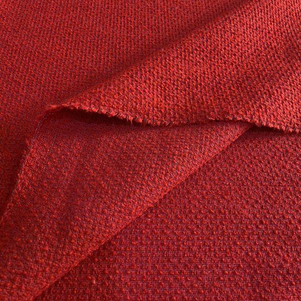 Zara Cotton Chanel Kumaş Kırmızı S1 - Kumaşkapımda.com