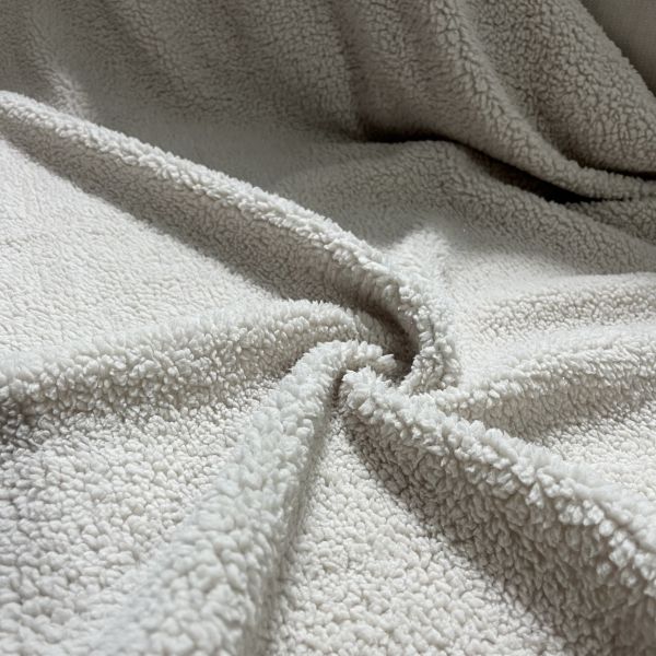 Süper Kuzu Teddy Kumaş Taş Rengi S1