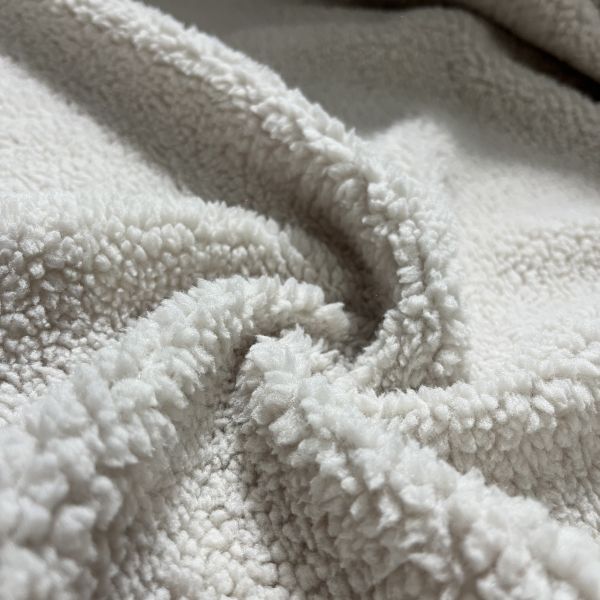 Süper Kuzu Teddy Kumaş Taş Rengi S1