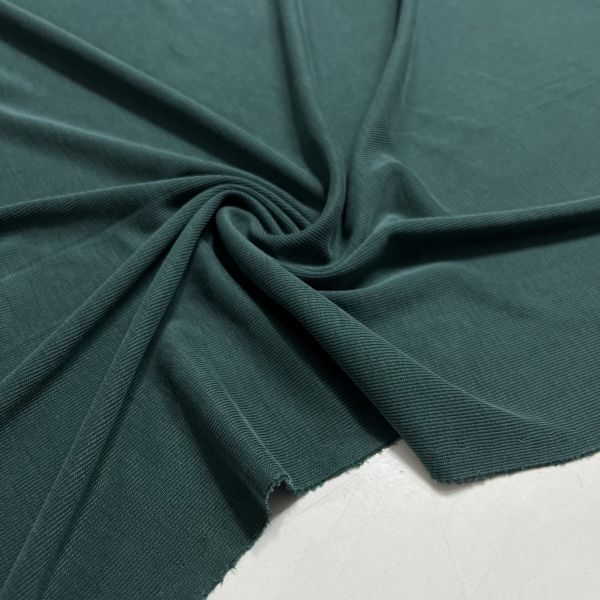 Taşlanmış Süper Penye Kumaş Yeşil S1