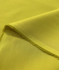 Yeşil Sarı Poplin Kumaş S1
