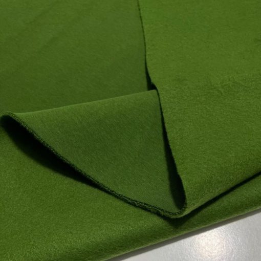 Üç İplik Şardonlu Penye Kumaş Yeşil S1
