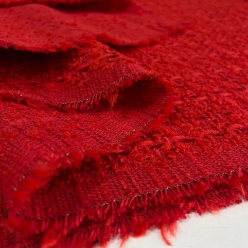 Zara Cotton Chanel Kumaş Kırmızı S1MHR