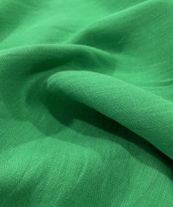 İthal 100% Keten Kumaş Benetton Yeşili S1BYR