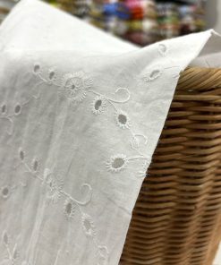 Natural Pamuk Fisto Kumaş Beyaz S1