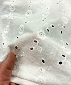 Natural Pamuk Fisto Kumaş Beyaz S1