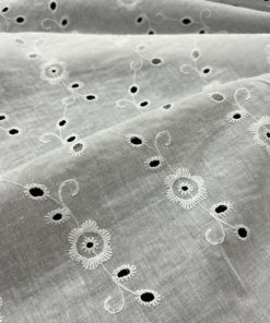 Natural Pamuk Fisto Kumaş Beyaz S1