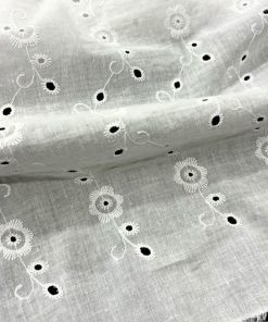 Natural Pamuk Fisto Kumaş Beyaz S1