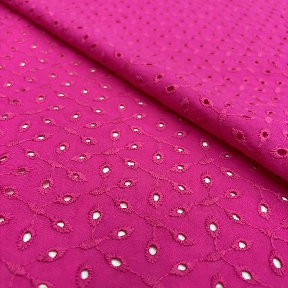 Fuşya Pembe %100 Pamuk Fisto Kumaş S1YVZ