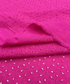 Fuşya Pembe %100 Pamuk Fisto Kumaş S1YVZ