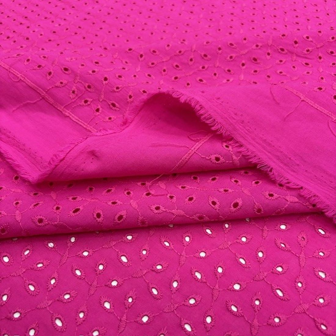 Fuşya Pembe %100 Pamuk Fisto Kumaş S1YVZ