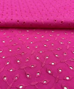 Fuşya Pembe %100 Pamuk Fisto Kumaş S1YVZ