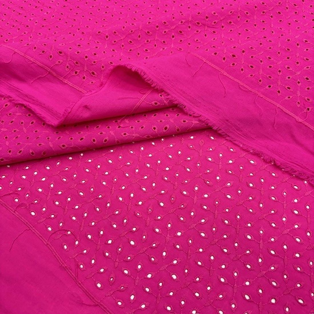 Fuşya Pembe %100 Pamuk Fisto Kumaş S1YVZ