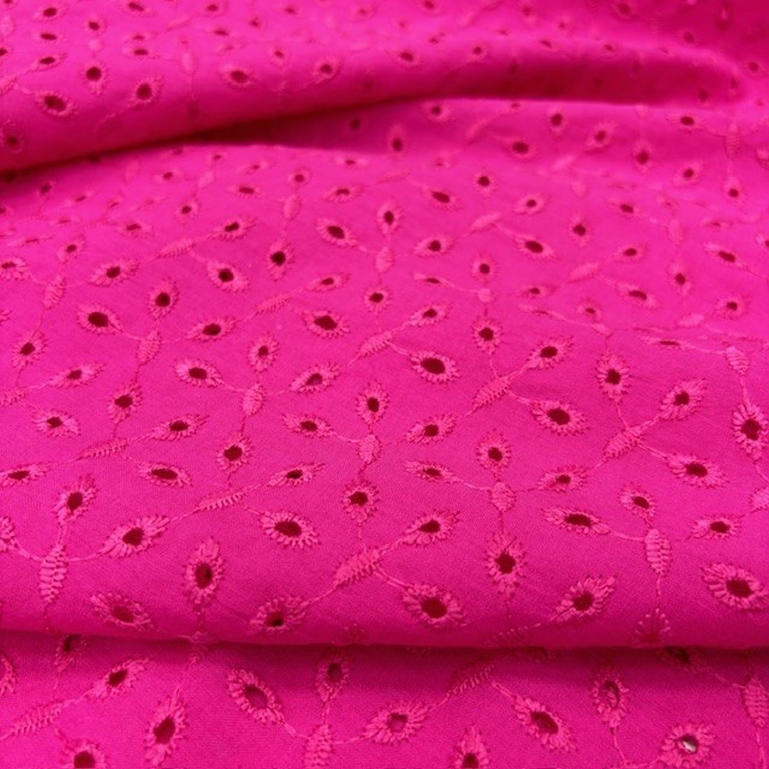 Fuşya Pembe %100 Pamuk Fisto Kumaş S1YVZ