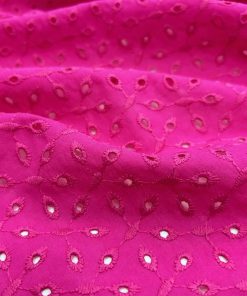 Fuşya Pembe %100 Pamuk Fisto Kumaş S1YVZ