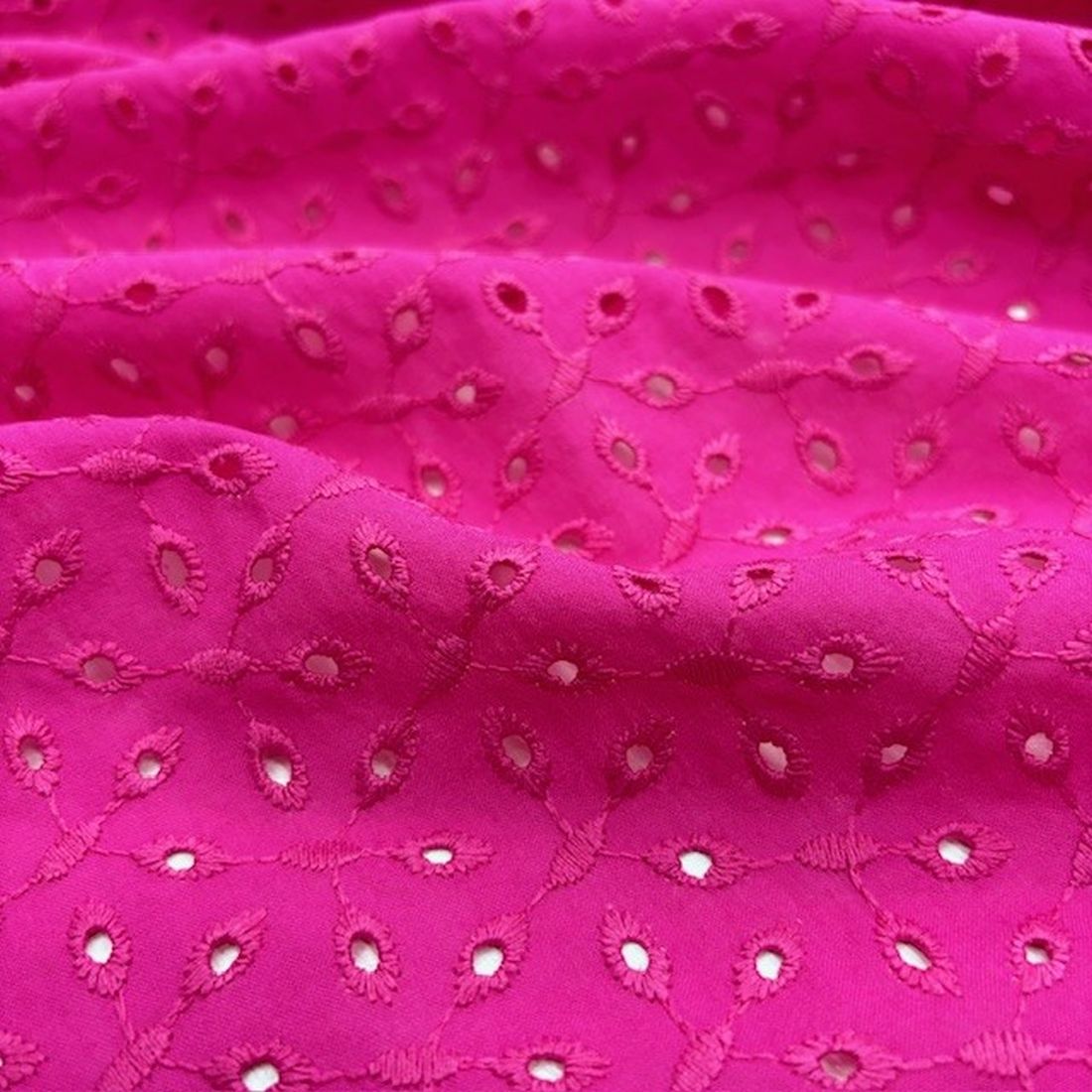 Fuşya Pembe %100 Pamuk Fisto Kumaş S1YVZ