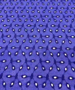 Menekşe Mavisi %100 Pamuk Fisto Kumaş S1YVZ