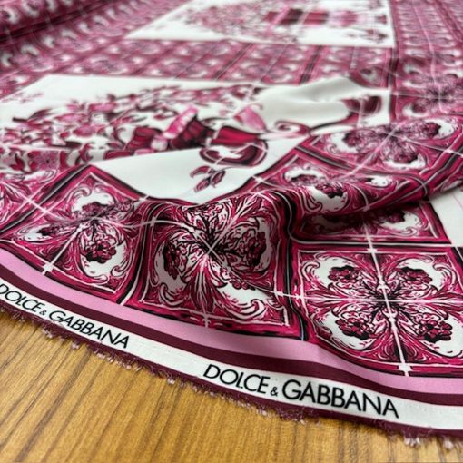 Dolce Gabbana Vazolu Jorjet Krep Kumaş S1