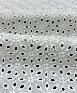 100% Pamuk Fisto Kumaş Beyaz