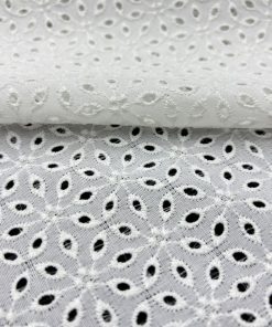 100% Pamuk Fisto Kumaş Beyaz