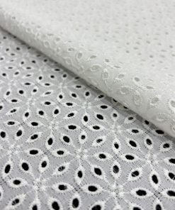 100% Pamuk Fisto Kumaş Beyaz