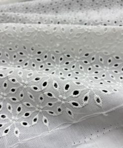 100% Pamuk Fisto Kumaş Beyaz