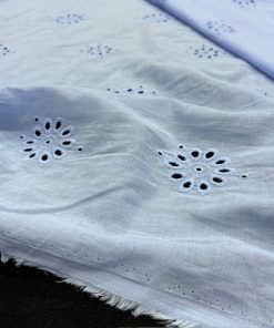 Bebe Mavisi Saf Pamuk Fisto Kumaş