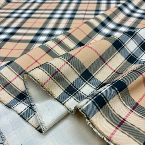 Burberry Ekose Süper Trençkot Kumaş