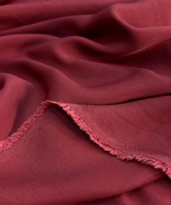 Bordo Akışkan Rayon Cupra Kumaş SYT