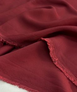Bordo Akışkan Rayon Cupra Kumaş SYT