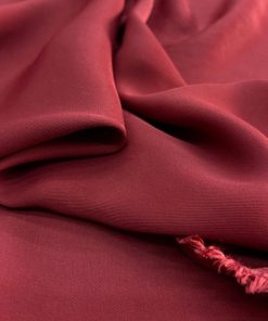 Bordo Akışkan Rayon Cupra Kumaş SYT