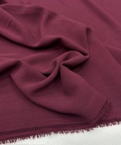 Double İtalyan Krep Kumaş Bordo