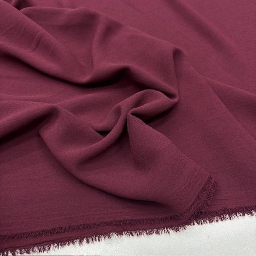Double İtalyan Krep Kumaş Bordo