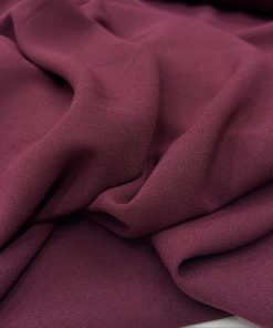 Double İtalyan Krep Kumaş Bordo