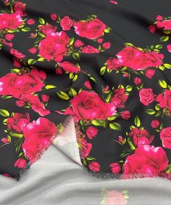 Klasik Dolce Gabbana Desenli Krep Kumaş