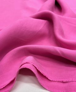 Pembe Yıkanmış Cupro Kumaş