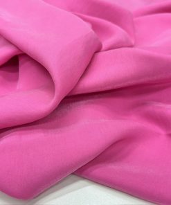 Pembe Yıkanmış Cupro Kumaş