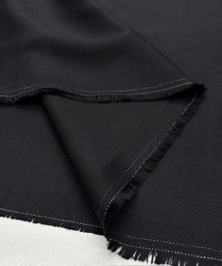 Yumuşatılmış %100 Pamuklu Tencel Kot Kumaş Siyah