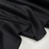 Yumuşatılmış %100 Pamuklu Tencel Kot Kumaş Siyah