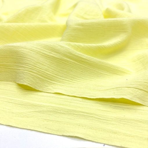 Pamuk Limon Sarısı Şile Bezi Kumaş