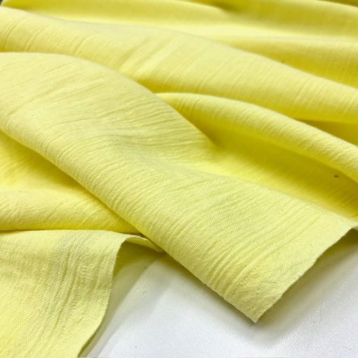 Pamuk Limon Sarısı Şile Bezi Kumaş