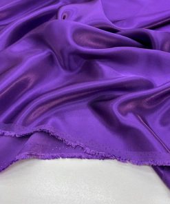 Mor Lüks Pamuklu Rayon Cupro Kumaş