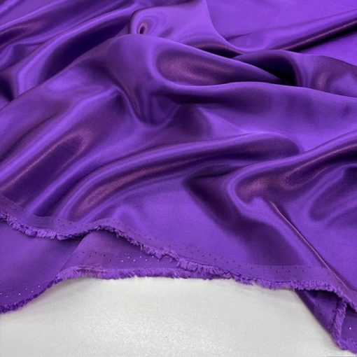 Mor Lüks Pamuklu Rayon Cupro Kumaş